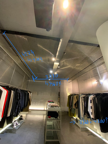 GKD Sambesi Metallgewebe - Edelstahl H 3360mm