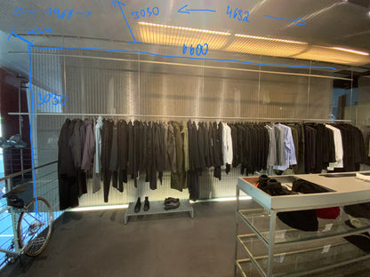 GKD Sambesi Metallgewebe - Edelstahl H 3030mm