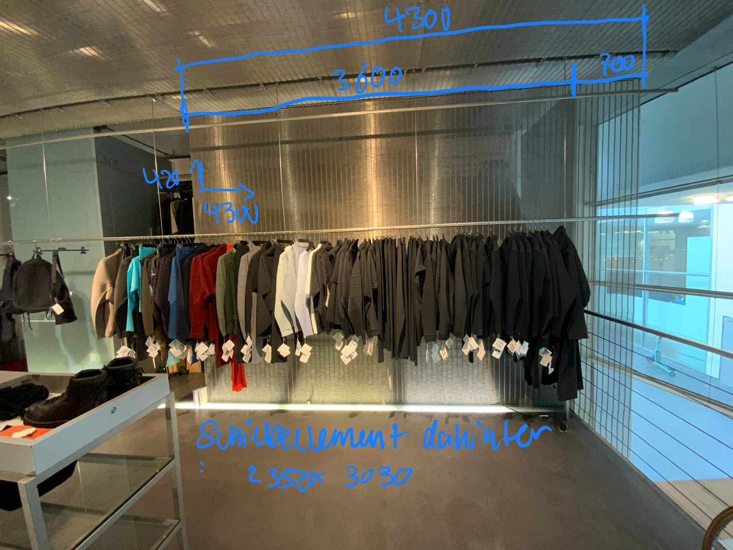 GKD Sambesi Metallgewebe - Edelstahl H 3030mm