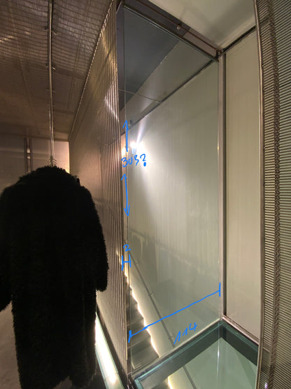 Ganzglasscheibe - Glas 300x114x2cm