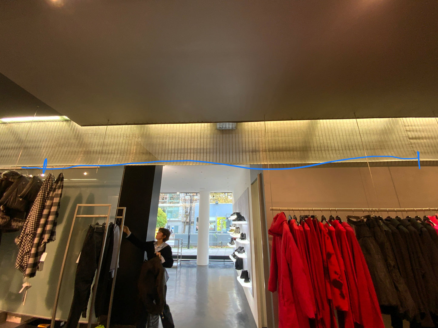 GKD Sambesi Metallgewebe - Edelstahl H 850mm