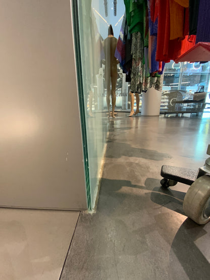 Ganzglasscheibe - Glas H 252cm