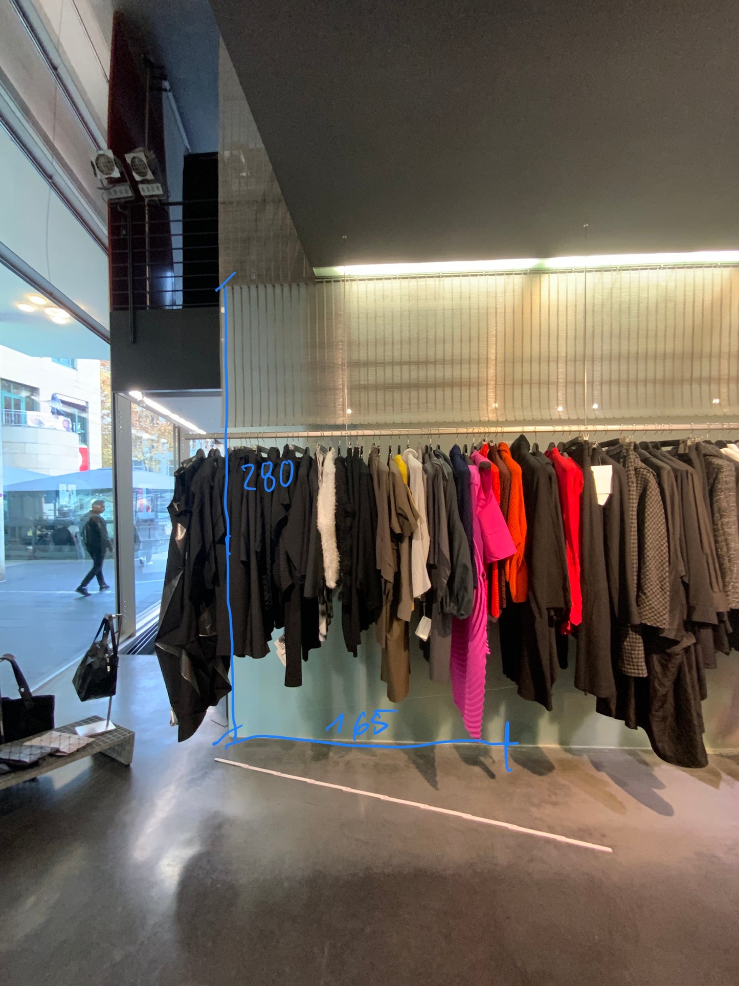 Ganzglasscheibe - Glas H 280cm