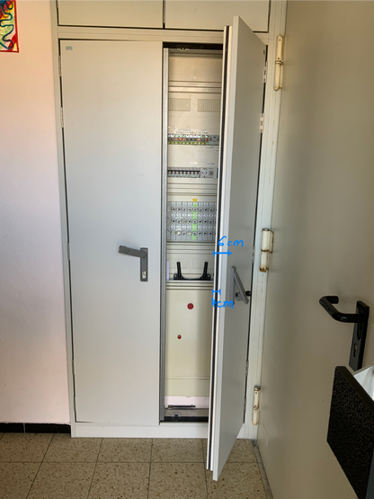 PROMAT-Schaltschrank - Metall - B 80cm H 170cm