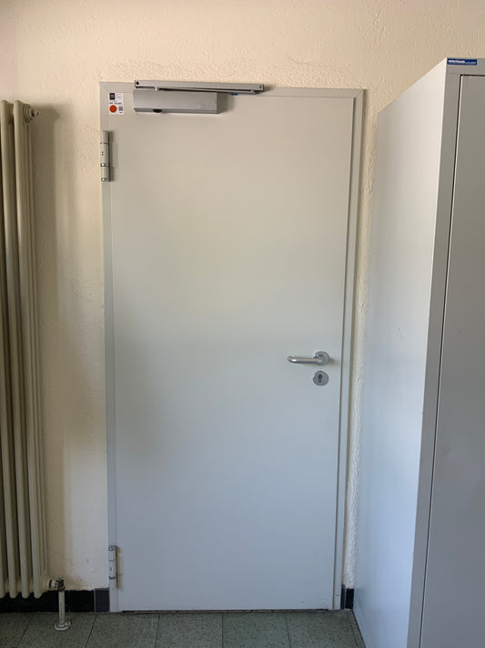 BS-Tür / Türanlage - T30-1 FSA - innen - Metall - DIN L - 82.5x201x27cm