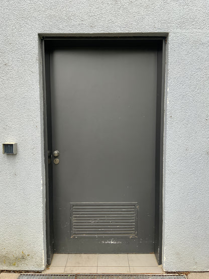Stahltür - außen DIN L 102x207x23 cm