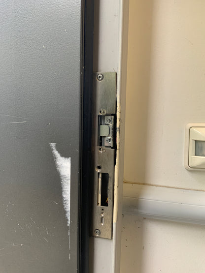 Stahltür - außen DIN L 102x207x23 cm