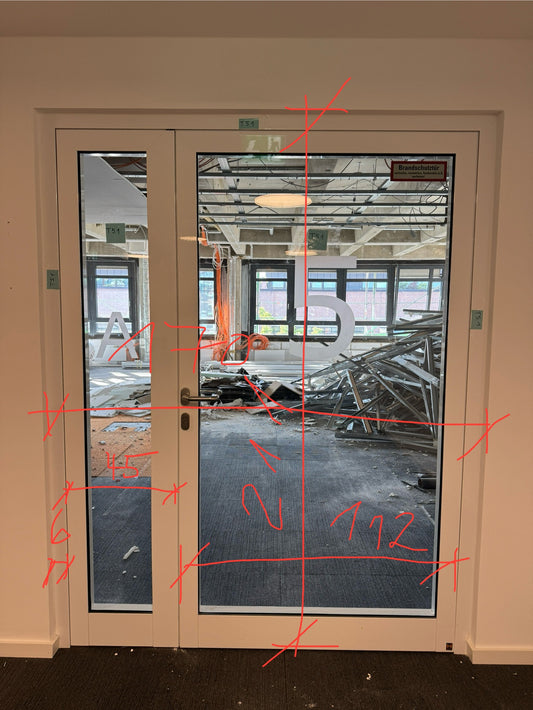 Brand- Rauchschutztür T30-2-RS mit seitlichen Öffnungsflügel Glas Hörmann B1720 H2125 (DIN R/L)