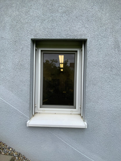 Fenster 2-fach Verglasung mit Jalousie  - Kunststoff/Alu 94x127x8