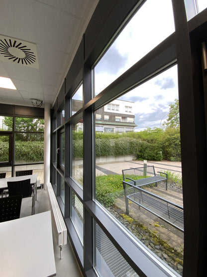 Fassadenelement mit Fluchttür - Alu 700x300x15