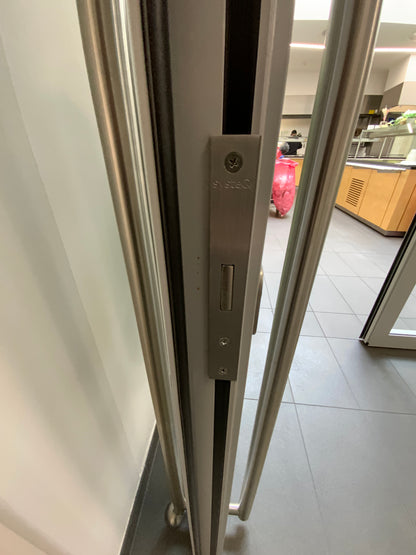 Systemtrennwand - Alu/Glas 577x250x6.5 cm