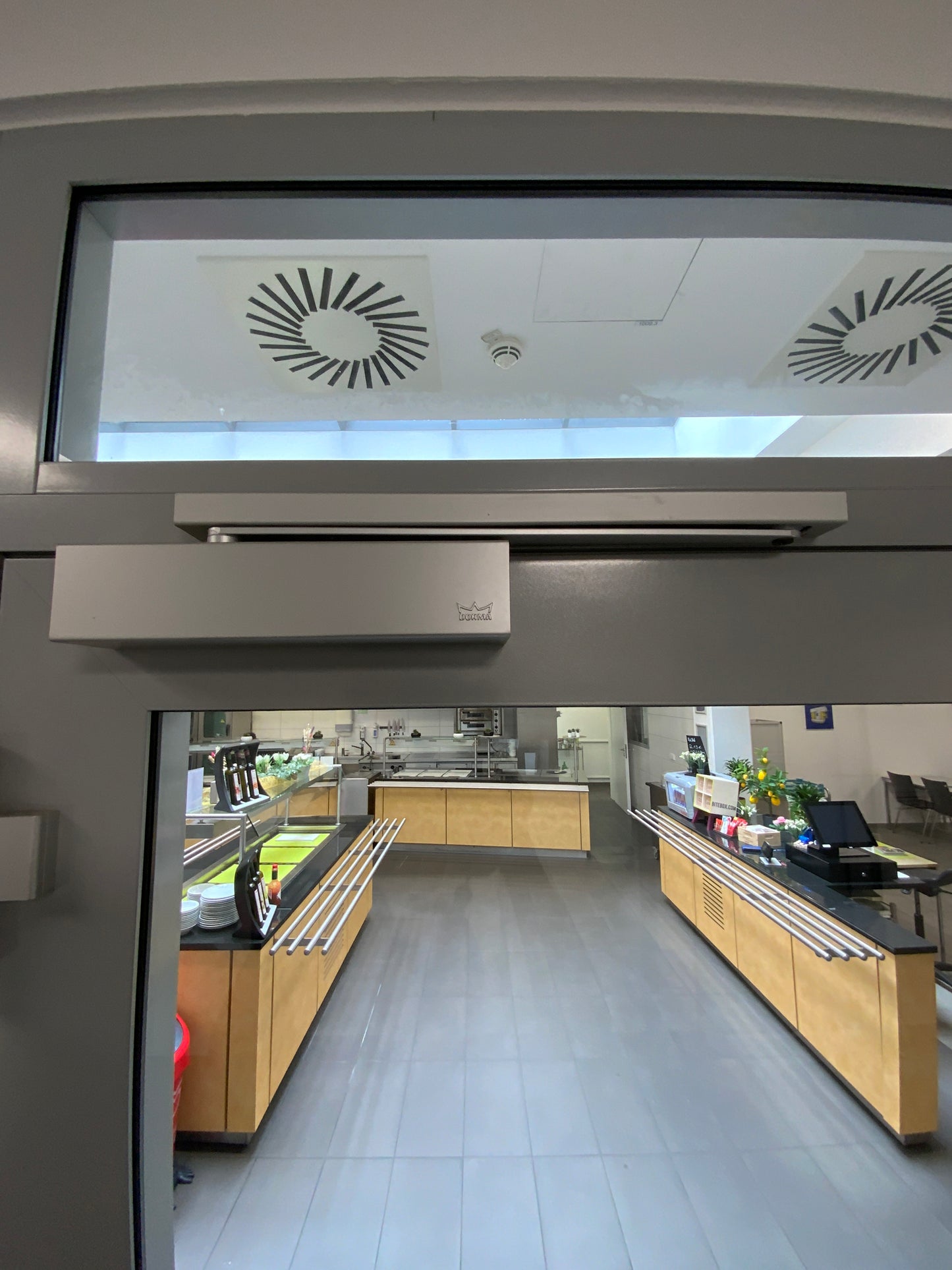 Systemtrennwand - Alu/Glas 577x250x6.5 cm