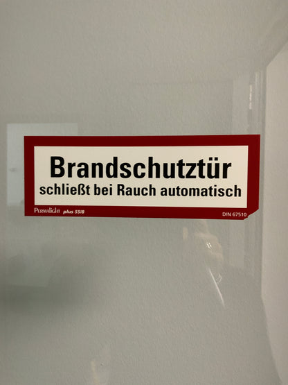 Brandschutztür mit Glaseinsatz 2-flüglig - T30 RS - innen DIN L - Aluminium/Glas 200x246x8