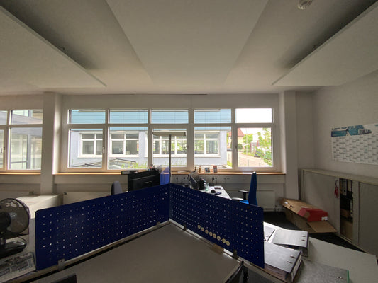 Fassaden/Fensterelement 5-teilig Kunststoff/Aluminium 569x200.5x8 cm