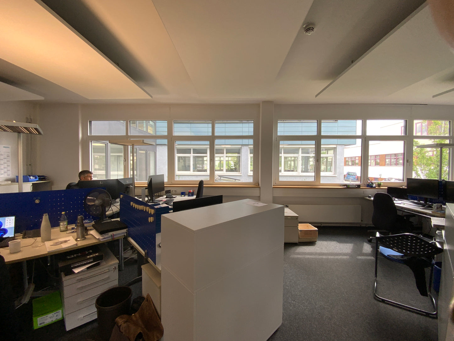 Fassaden/Fensterelement 4-teilig Kunststoff/Aluminium 456x200.5x8