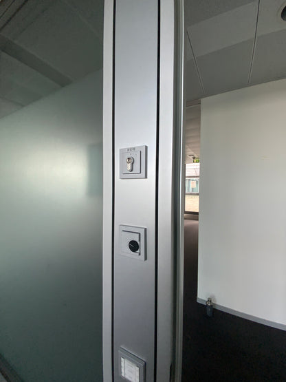 Lindner Systemtrennwand - Türmodul mit Oberlicht 1036x2687x100 mm
