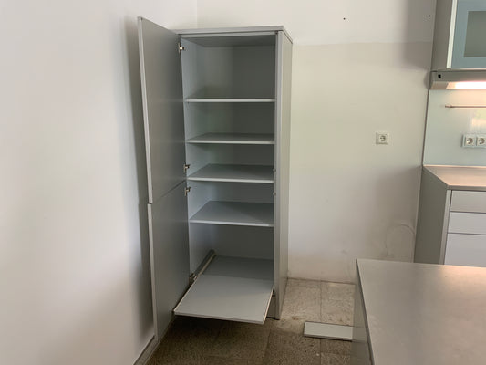 Küchenschrank MDF silber 690 x 1790 x 630 mm
