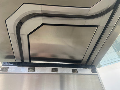 Glas-Faltwandsystem Typ 1 C (mit selbsttragendem Portal) – ReUse