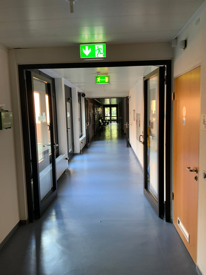 Doppelflügelige Brandschutztür Glas T30-2-RS-FSA B220 H240