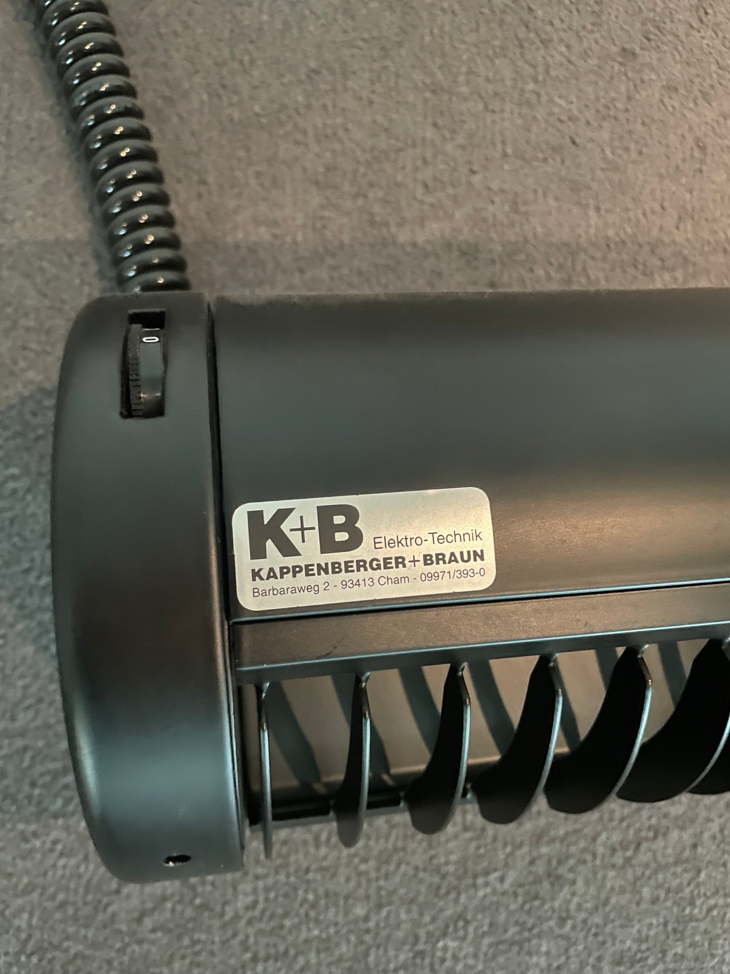 Pendelleuchte Kappenberger + Braun Designerleuchte matt schwarz - 1615mm breit