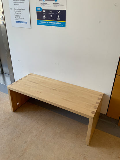Sitzbank - Holz 119x45x50cm