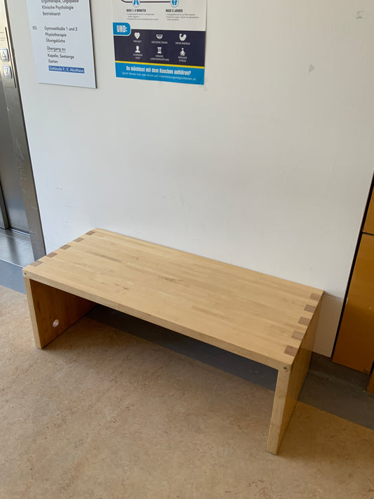 Sitzbank - Holz 119x45x50cm