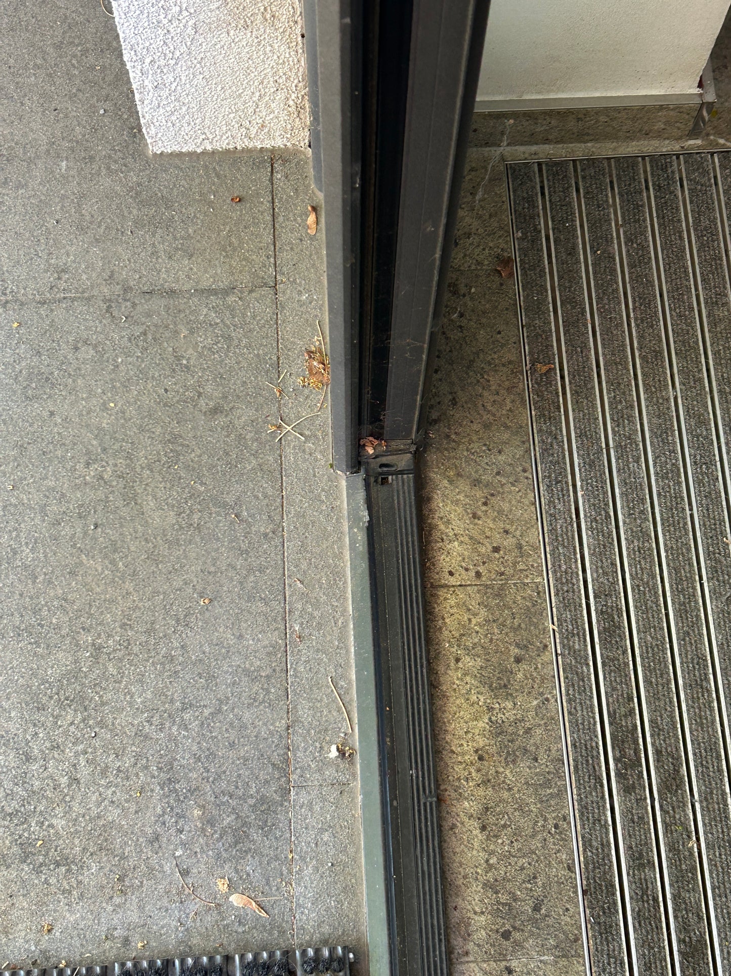 Schueco Aussentür Aluminium mit Verglasung 1664 x 2488 x 85 mm