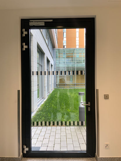 Tür/Türanlage - DIN L- Aluminium/Glas - 145x273x8cm