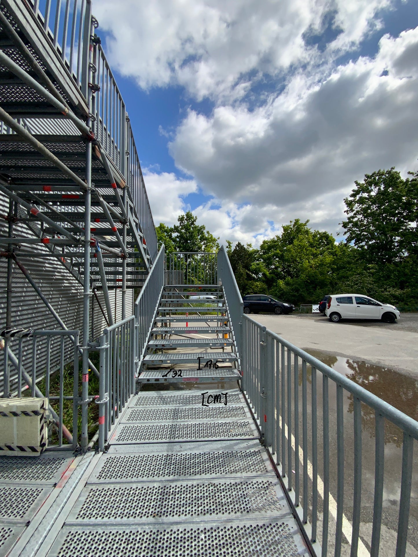 Layher-Allround Gerüst - Stahl 7500x5000x3500mm
