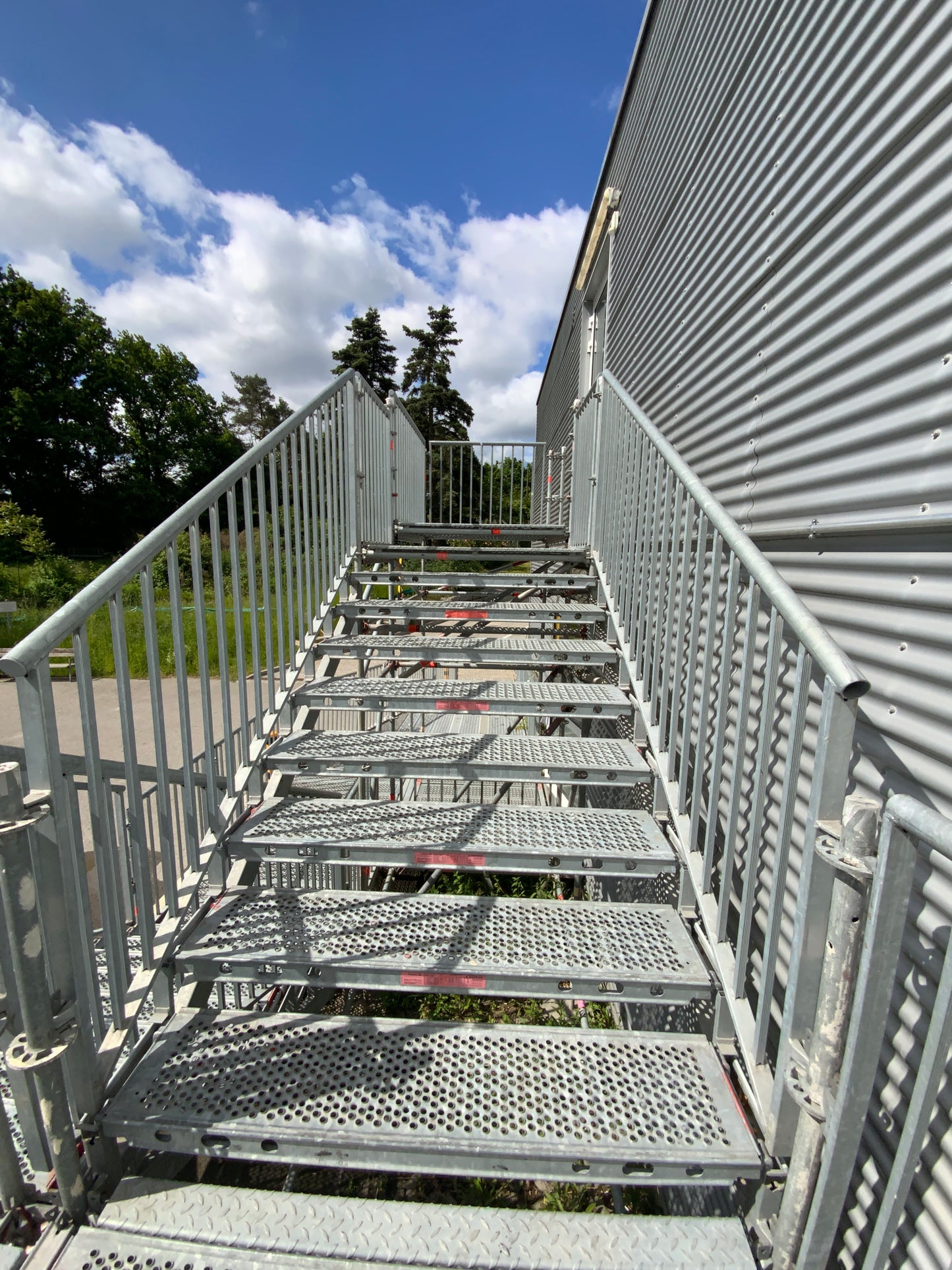 Treppe - Stahl 1650x2100x5200mm