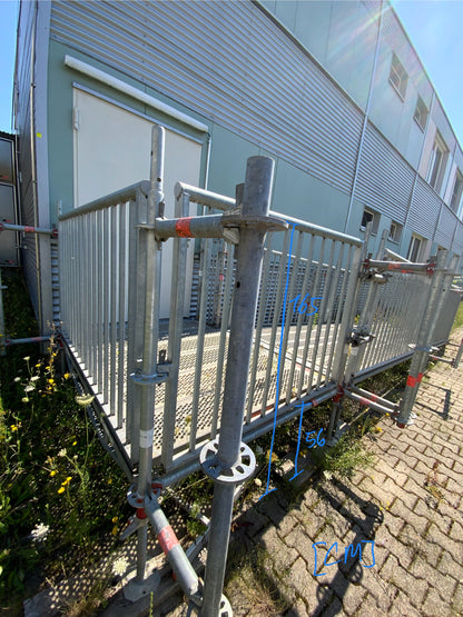 Rampe - Stahl 1620x560x8200mm