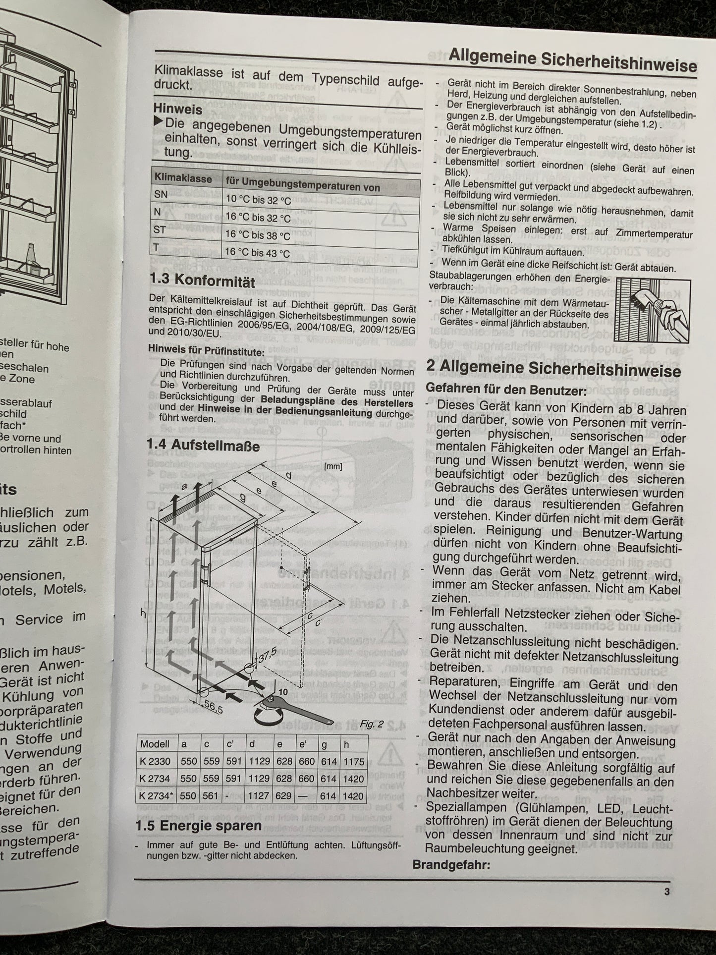 LIEBHERR Kühlschrank  55x142x62.8 cm