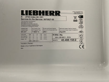 LIEBHERR Kühlschrank  55x142x62.8 cm