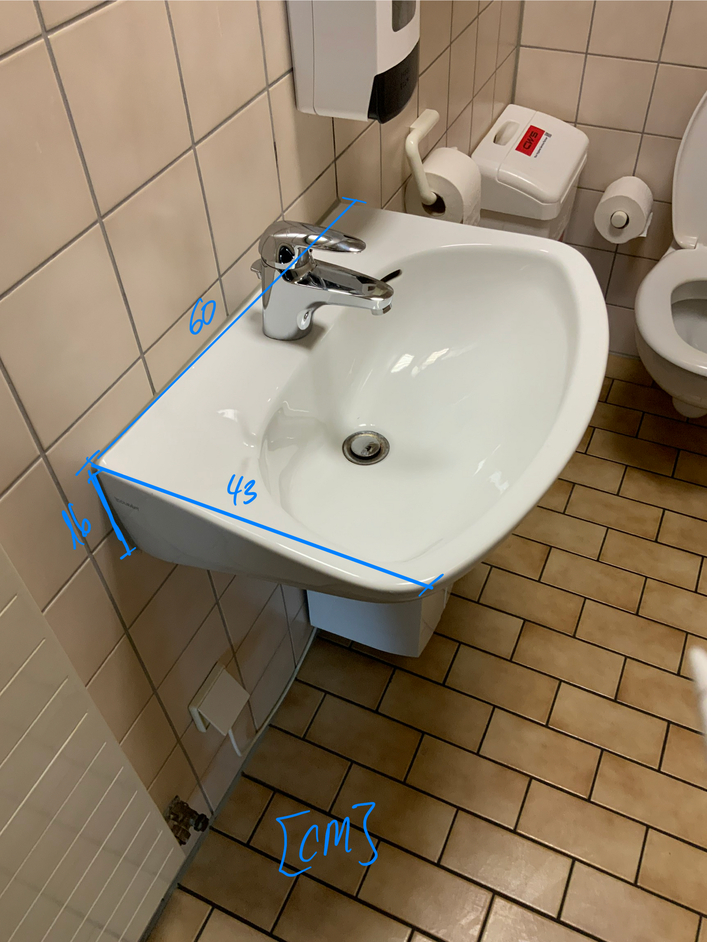 Duravit Waschbecken - Keramik 60x16x43 cm
