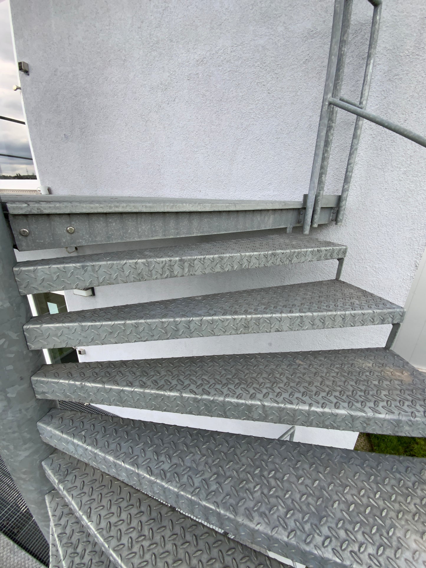Treppenanlage/Spindeltreppe - Außen - Stahl - Ø 3020mm