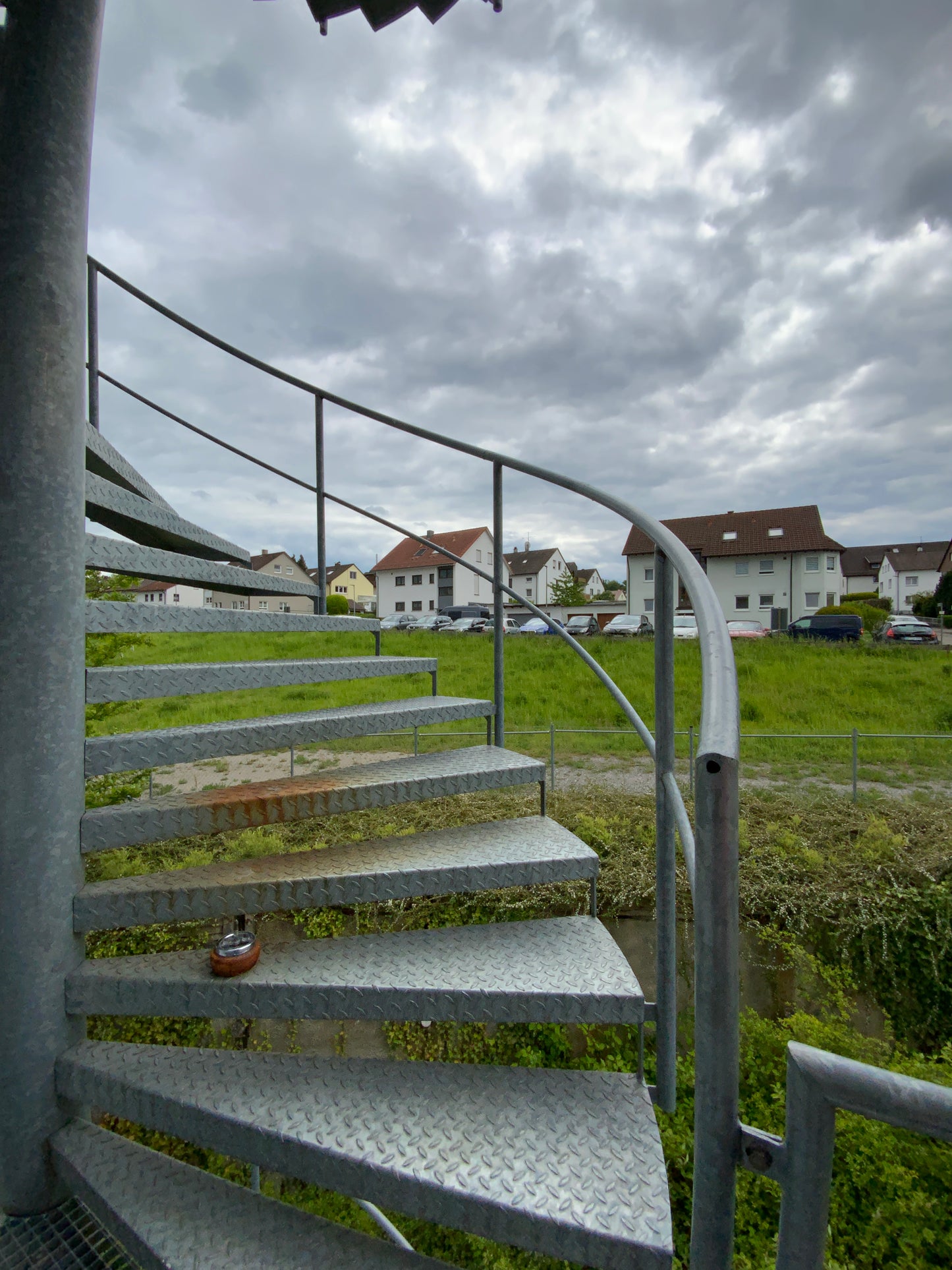 Treppenanlage/Spindeltreppe - Außen - Stahl - Ø 3020mm