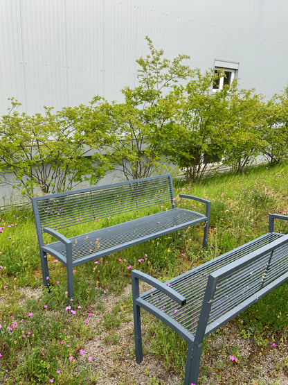 Gartenbank - Metall L 155cm B 46cm