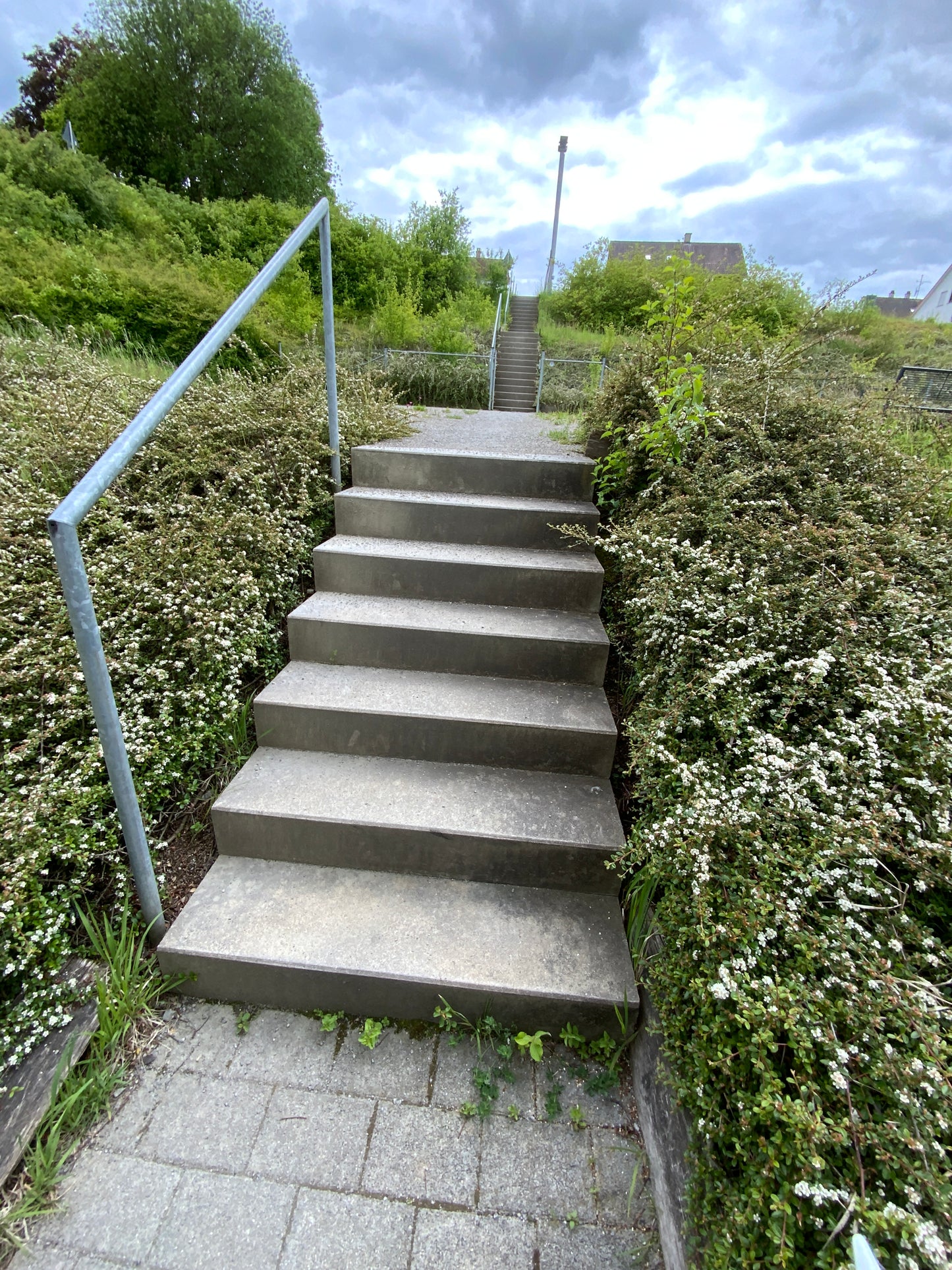Treppenanlage (Stufen) - außen - Beton - 120x18x33cm