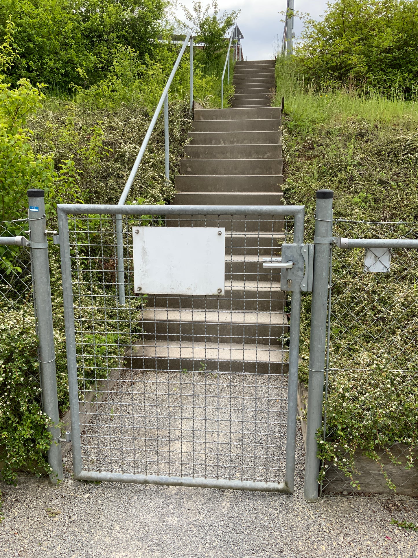 Toranlage - Außen - Stahl - B 1230mm H 1280m