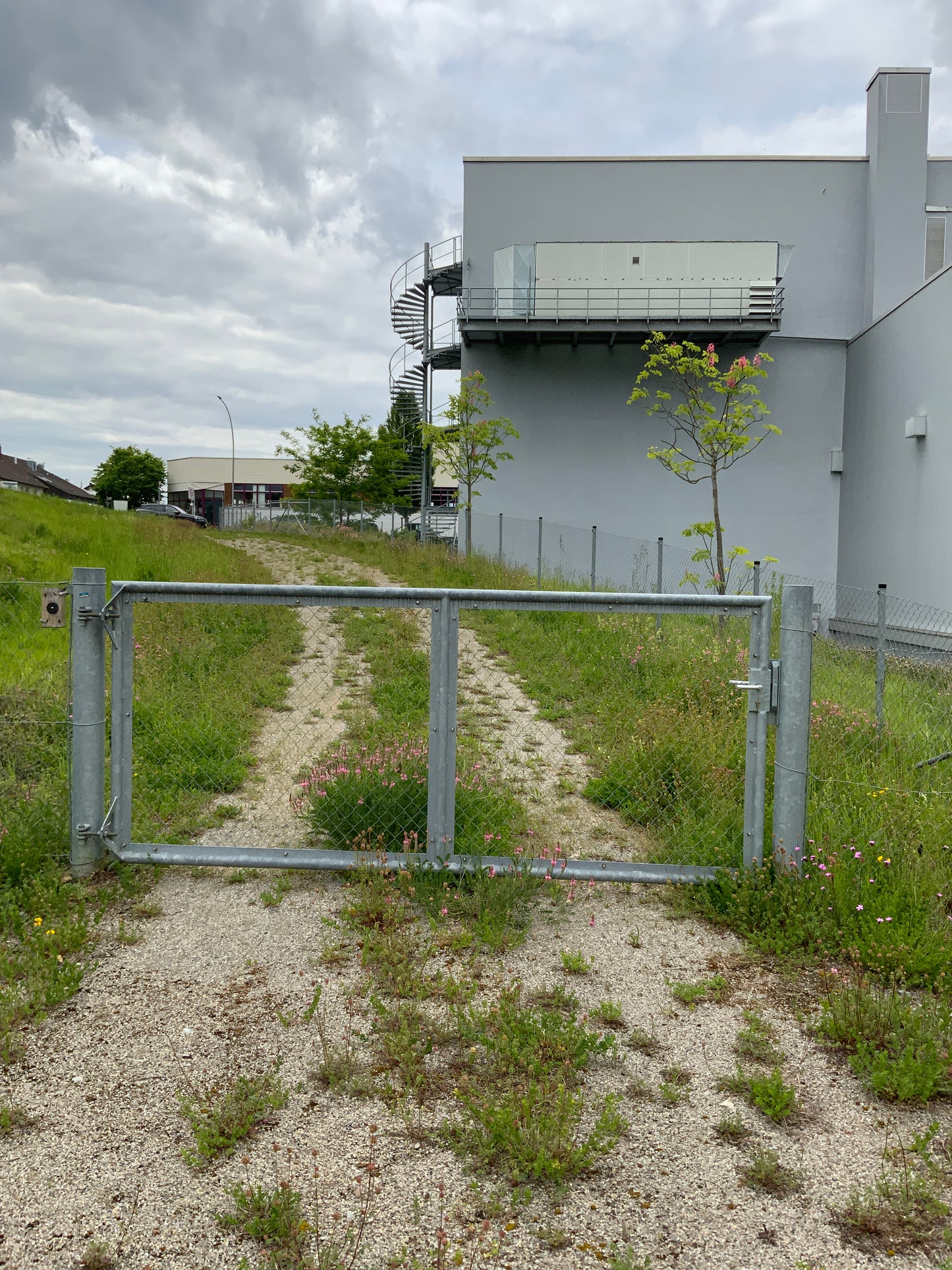 Toranlage - Außen - Stahl - B 3270mm H 1250m