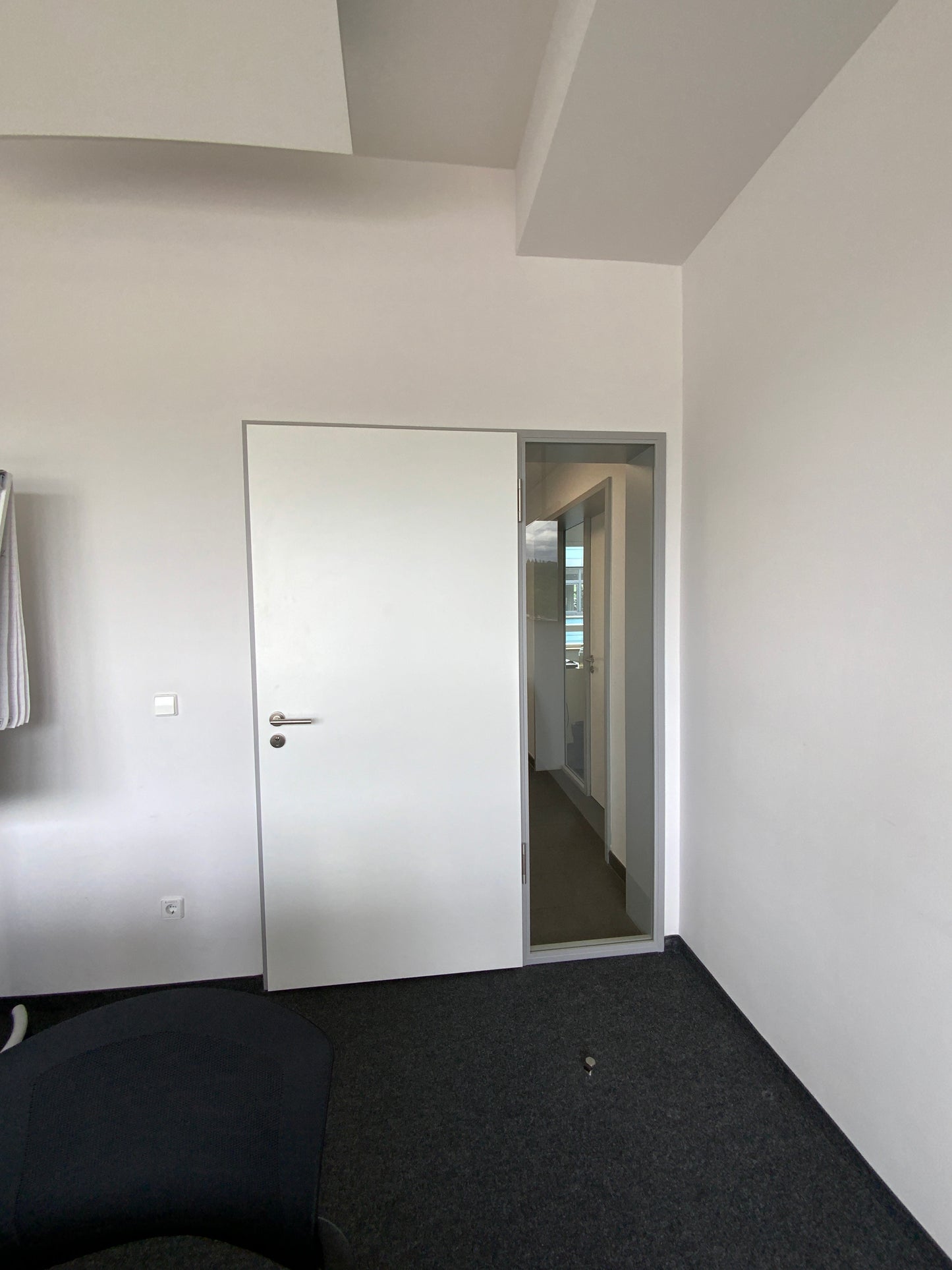 JELD-WEN Schallschutztür 1-flügelig - innen - Holz mit Glaseinsatz - DIN R 161X213.5X25 cm