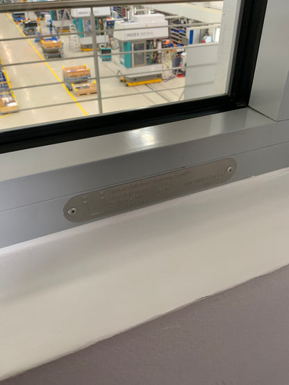 BS-Fenster F30 - Glas 96.5 x 97cm