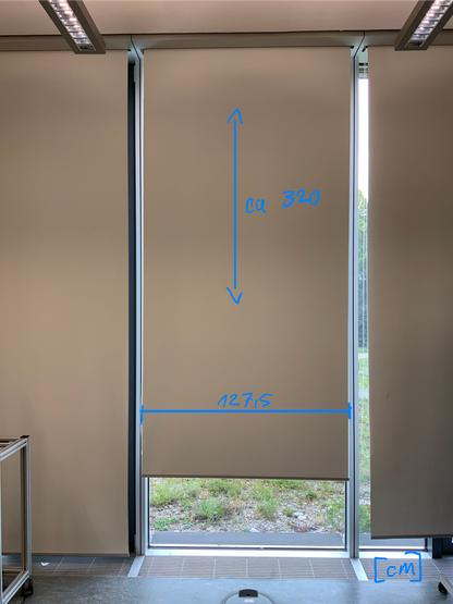 Sonnenschutzelemente mit Beschichtung - 127.5/121x320 cm