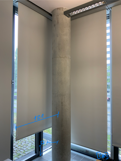Sonnenschutzelemente mit Beschichtung - 127.5/121x320 cm