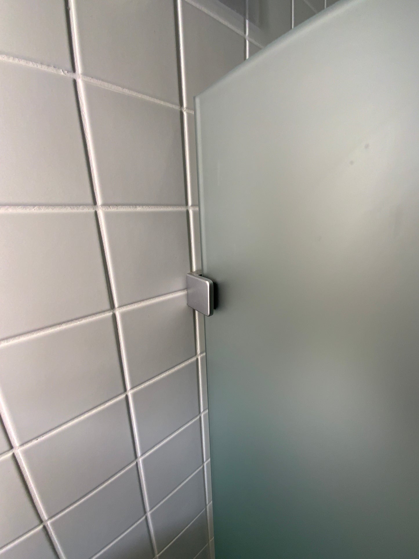 Urinal-Schamwand - Milchglas 42x110x0.5 cm
