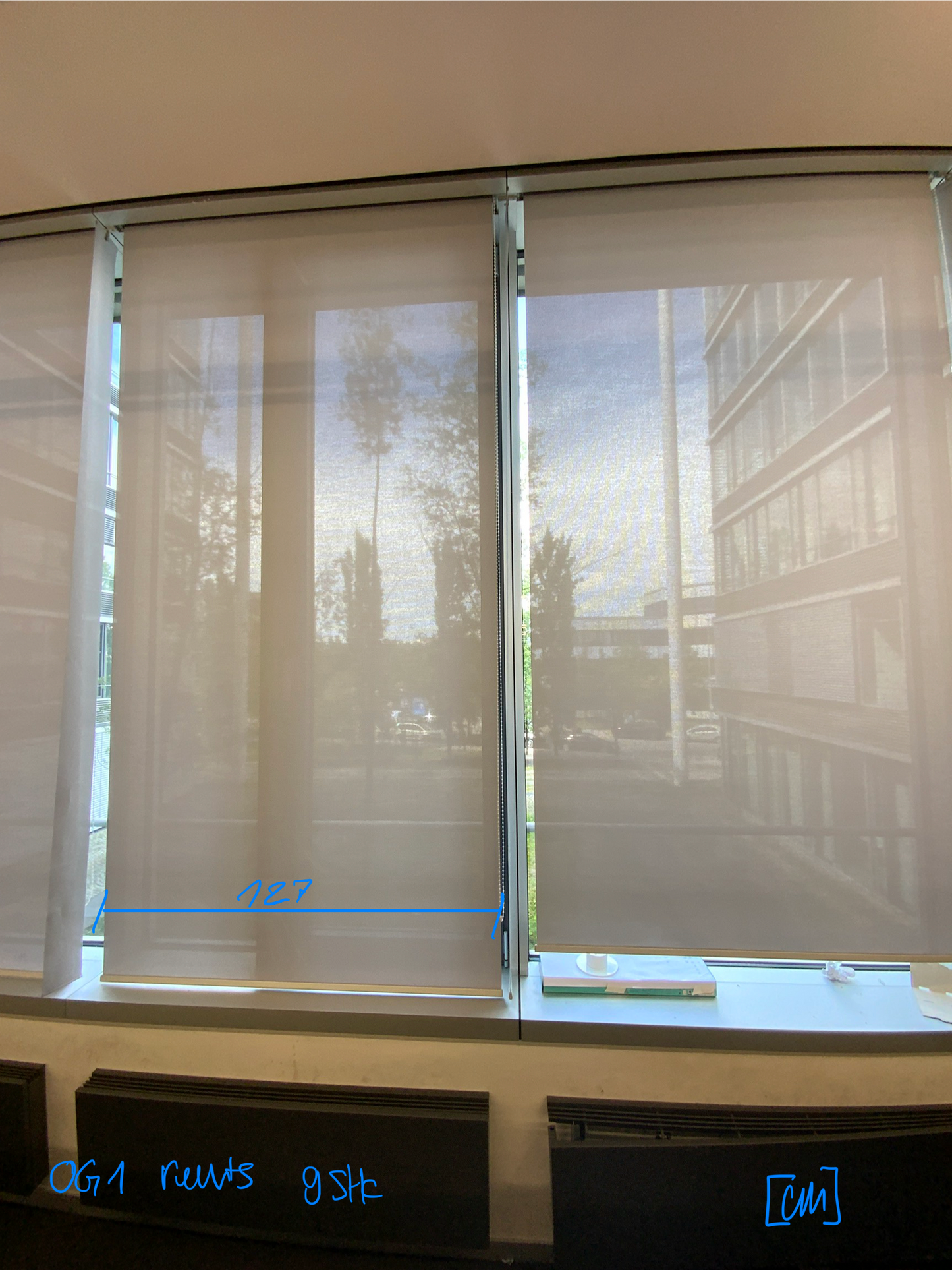 Sonnenschutzelemente  - 127x320 cm
