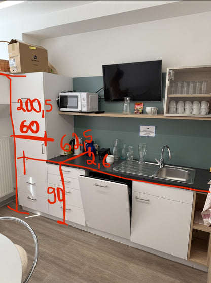 Einbauküche 260x201x63cm