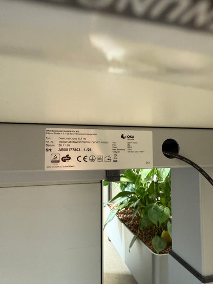 Tisch elektr. höhenverstellbar OKA - 180x80x72cm