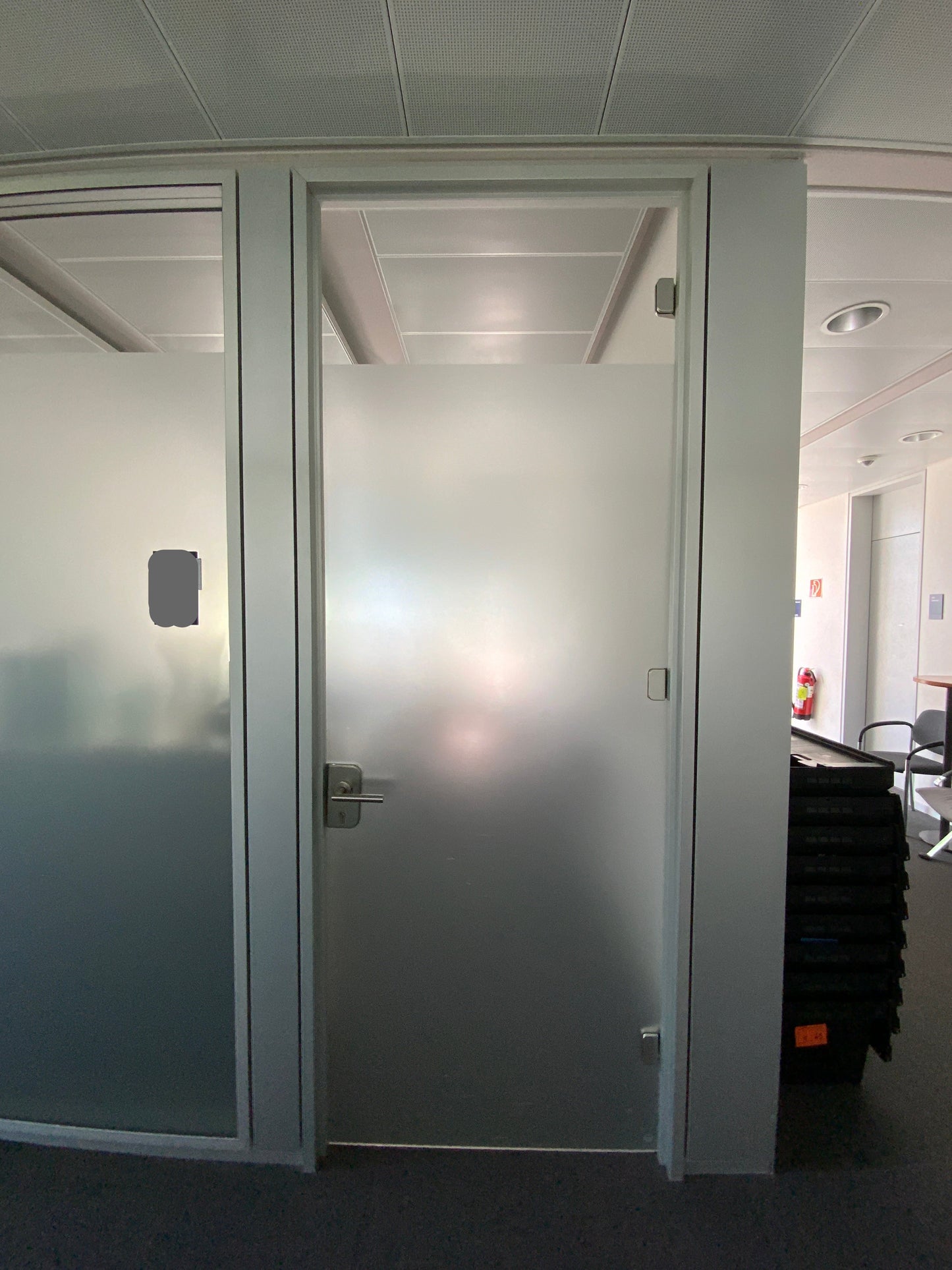 Lindner Systemtrennwand - Seitenmodul 130.5/238.5/377.5/184.5x2687x100mm