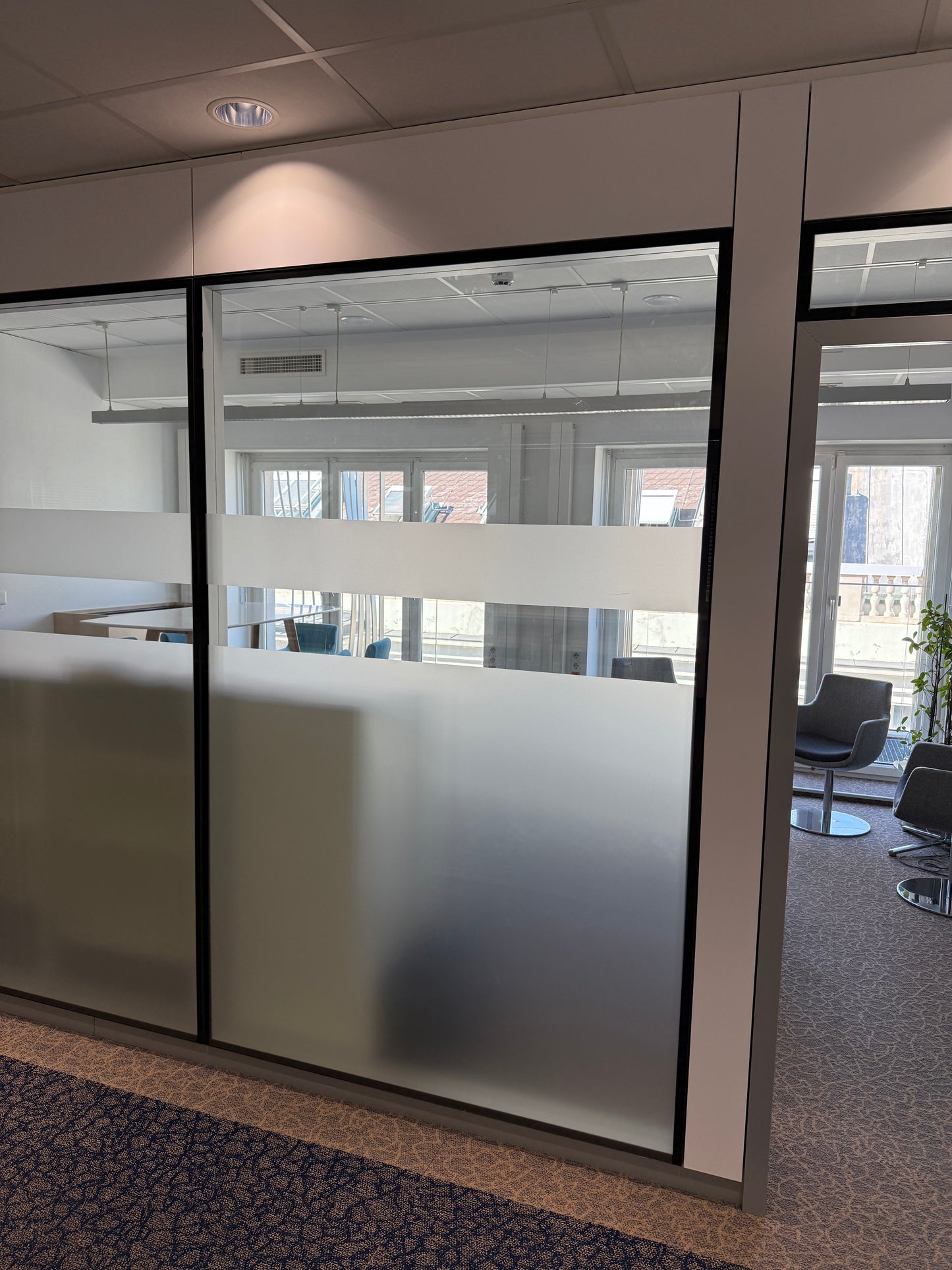 Systemtrennwand INTEK - Aluminium